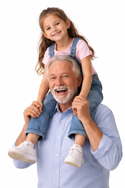 abuelo y nieta